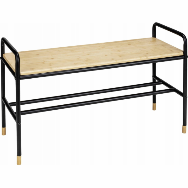 Wenko Botník s bambusovou policí, 80 x 50 x 33,5 cm, Loft...