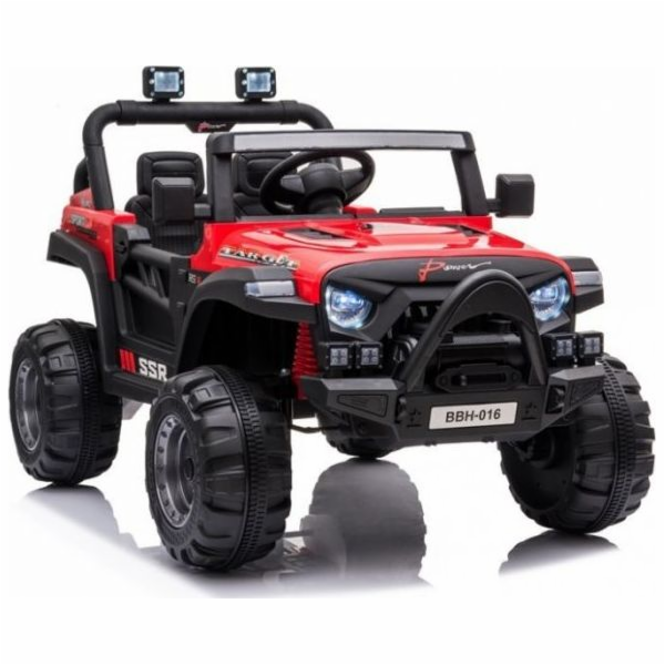 sportovní vůz s baterií BBH-016 červená