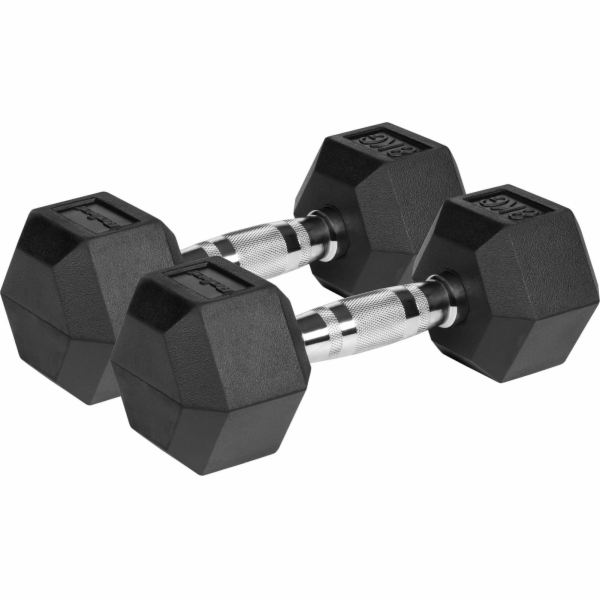 Rebel Činky RBA-2325 pogumované 2 x 8 kg