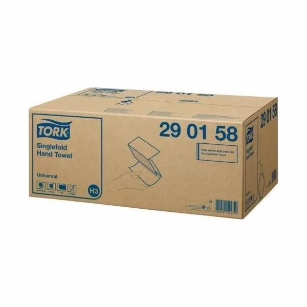 Tork  - papírový ručník skládaný ZZ, bílý, H3, recyklovan...