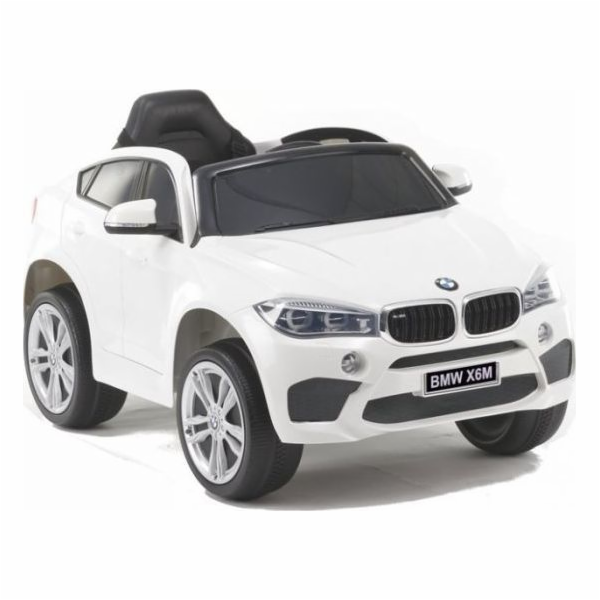 sportovní auto s baterií X6 bílá kůže, EVA