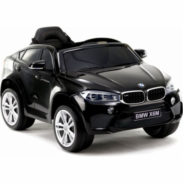 sportovní auto s baterií X6 černá kůže, EVA