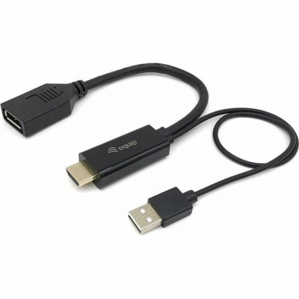 AV adaptér  HDMI adaptér Displayport St/Bu 0,15m 4K/60Hz sw
