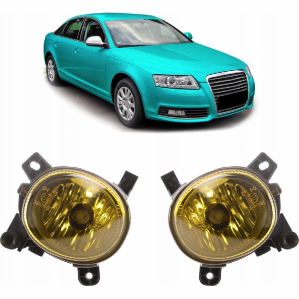 MTuning žlutá sada mlhových světel AUDI A6 C6 Allroad A4 ...