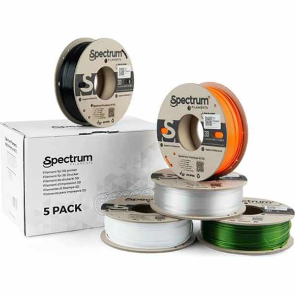 3D Spectrum pero Spectrum 3D filament, Premium PCTG, 1,75...