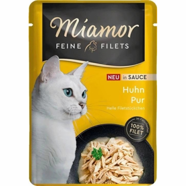 MIAMOR Feine Filets Chicken in sauce - mokré krmivo pro k...