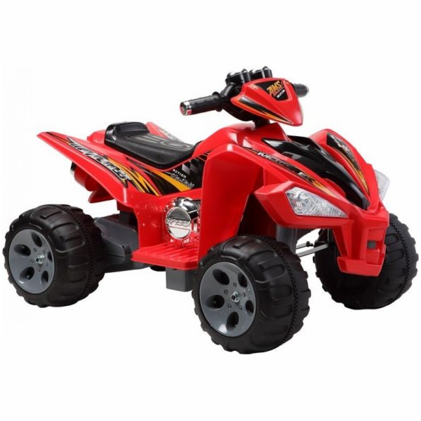 auta Baterie Quad Velká kola červená