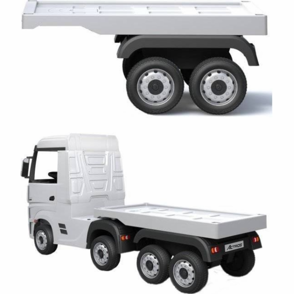 Návěs Lean Cars pro aku vozidlo HL358 Mercedes Actros, bílá