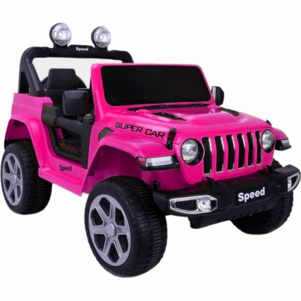 Vozidlo na baterie Lean Cars FT-938 s růžovým lakem 4x4