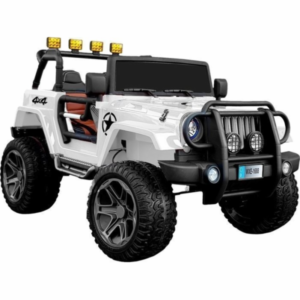 Lean Cars Battery Car WXE-1688 4x4 White STRONG