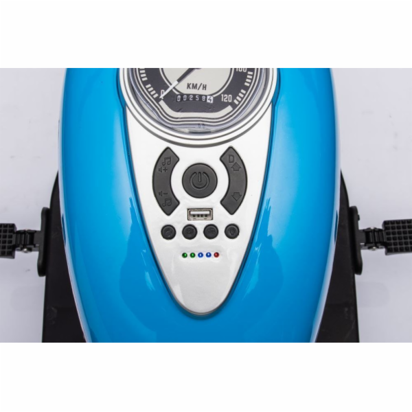 Tříkolový motor LeanToys na baterie LL6688 modrý 24V