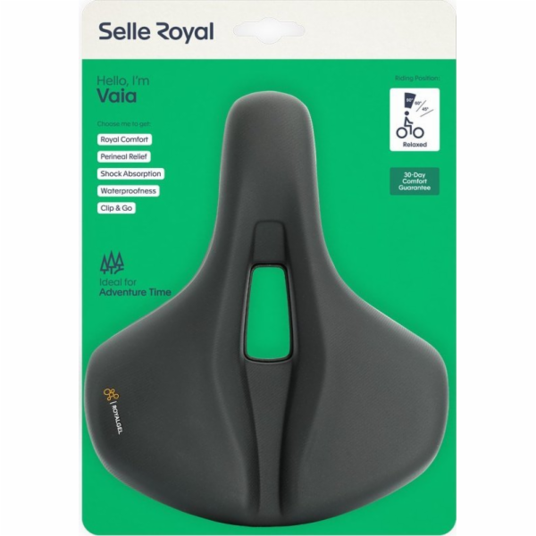 Selle Royal Sedlo SELLEROYAL VAIA RELAXED 90 stupňů gel +...