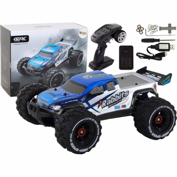 LeanToys Rabbits RC terénní auto s pohonem 4 kol modré 2,4G