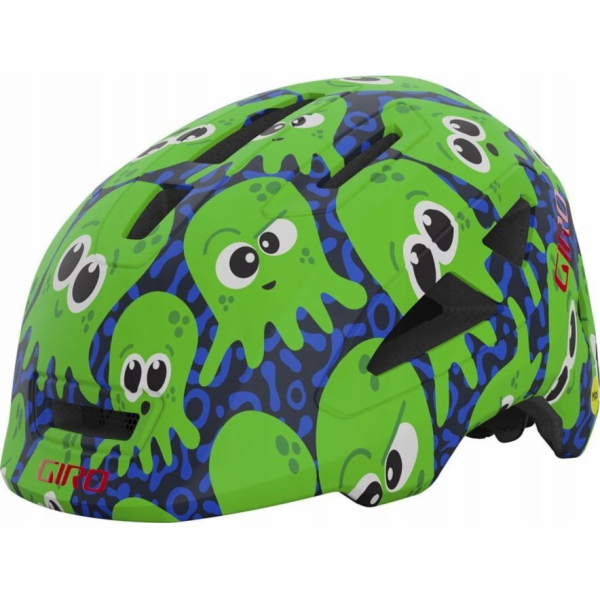 Dětská přilba Giro  SCAMP II matná půlnoční zářivě zelená...
