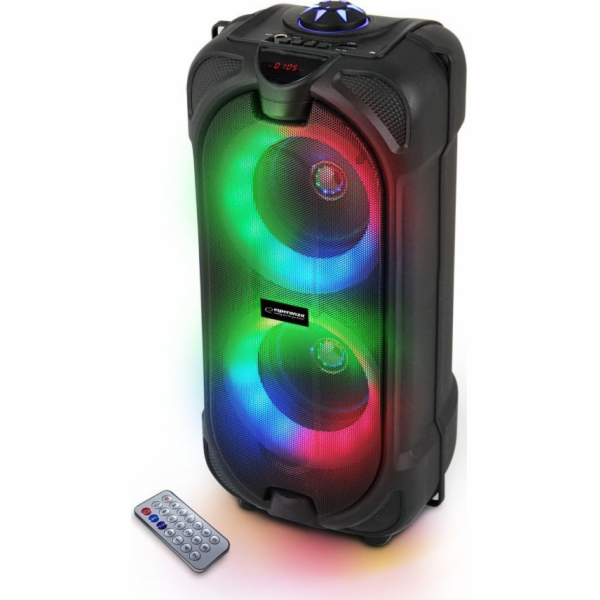 Esperanza EP157 BT FM LED RGB reproduktor černý 10W
