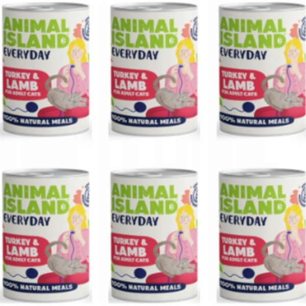 ANIMAL ISLAND Everyday Turkey and lamb - mokré krmivo pro...