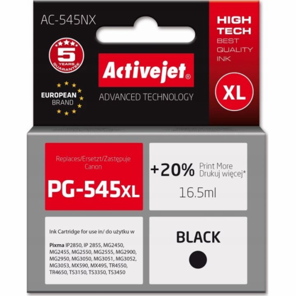 Activejet AC-545NX Tiskový inkoust pro Canon, náhradní Ca...