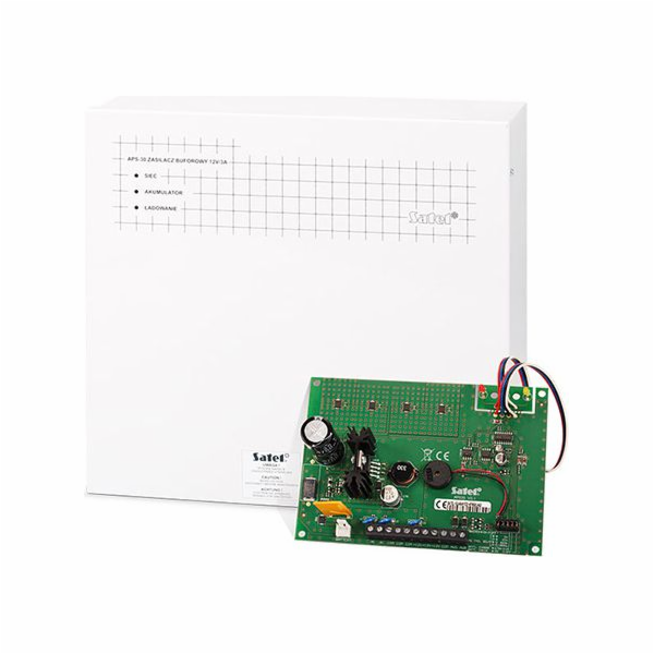 Záložní zdroj Satel APS-30 12V, bílý