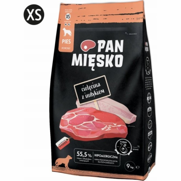 PAN MIESKO Telecí maso s krůtou XS - sušené mléko pro psy...