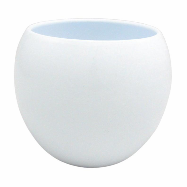 Hrnec Domoletti 510D14, keramika, H 14 cm, bílý