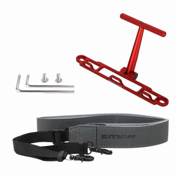 Držák s popruhem Sunnylife pro ovladač DJI RC / RC 2 (čer...