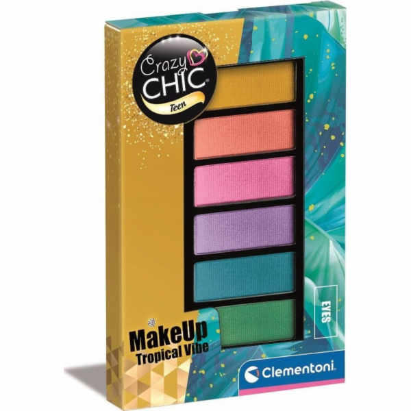 Clementoni - CRAZY CHIC Oční stíny TROPICAL