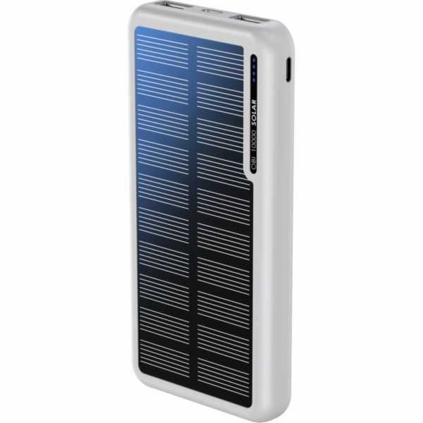 Boompods Obi 10,000mAh  Solar Powerbank - White