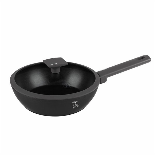 Pánev hluboká s titanovým povrchem a poklicí 24 cm Antrac...