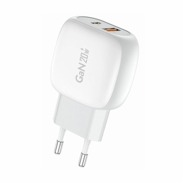 Foneng EU41 USB-C+USB-A 20W network charger + USB-C - Lig...