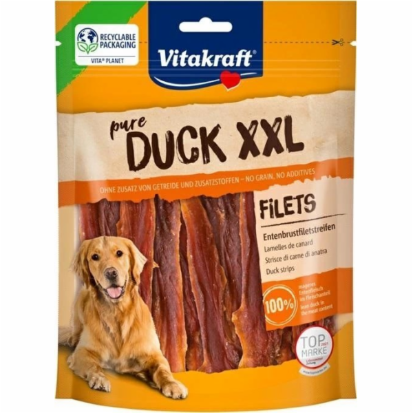 VITAKRAFT Kachní filety XXL - pochoutka pro psy - 250g
