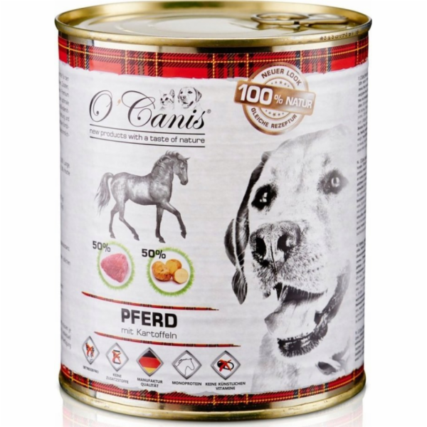 O CANIS Koňské maso s bramborami - mokré krmivo pro psy -...