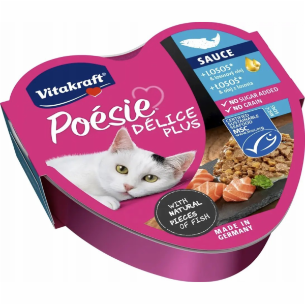 VITAKRAFT POESIE DELICE PLUS Losos - mokré krmivo pro koč...