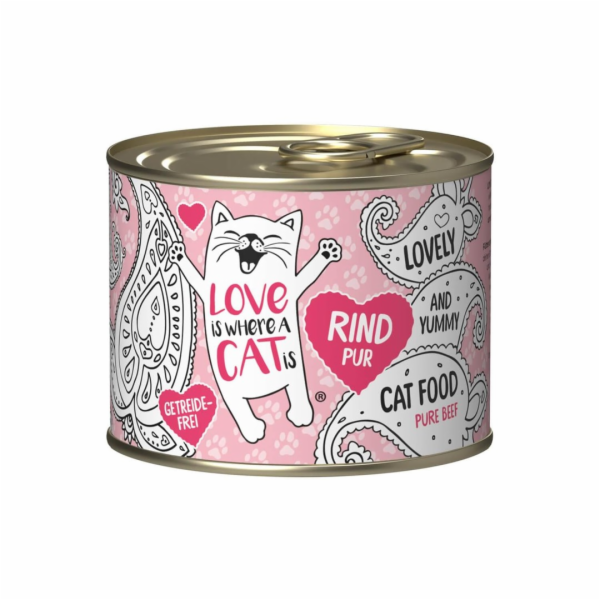 LOVE IS WHERE A CAT IS®  Beef - mokré krmivo pro kočky - ...