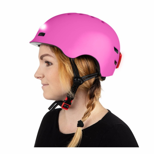 BLUETOUCH&nbsp;helma&nbsp;s&nbsp;LED&nbsp;-&nbsp;růžová,&nbsp;S