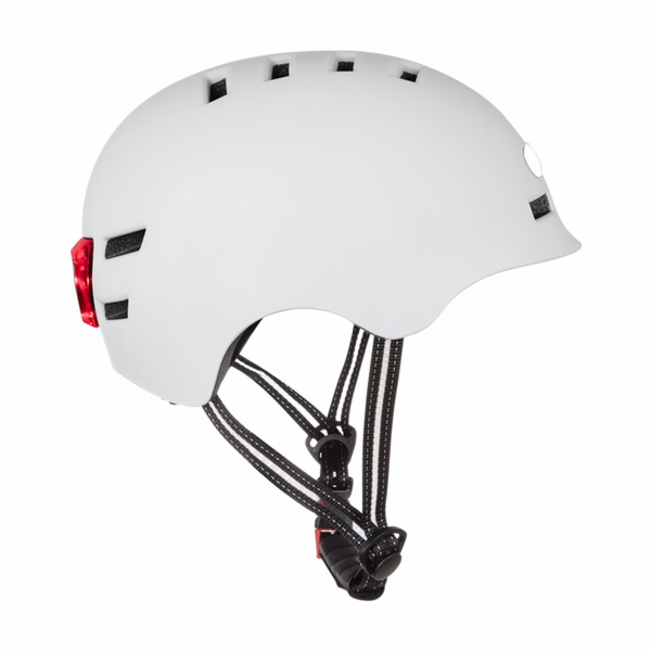 BLUETOUCH helma s LED - bílá, S