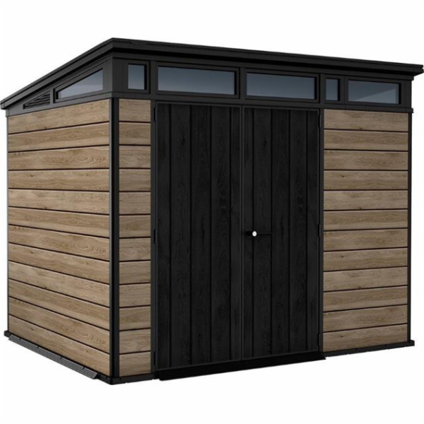 Zahradní domek Keter PENT Signature 9x7 Ashwood, s podlahou