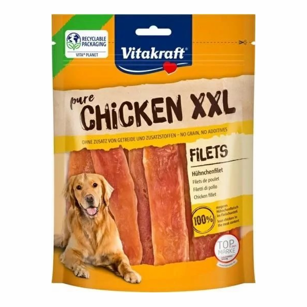 VITAKRAFT Kuřecí filety XXL - pochoutka pro psy - 250g