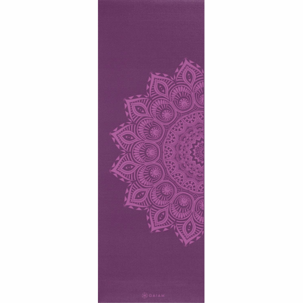 Gaiam Purple Mandala Yoga Mat (62202)