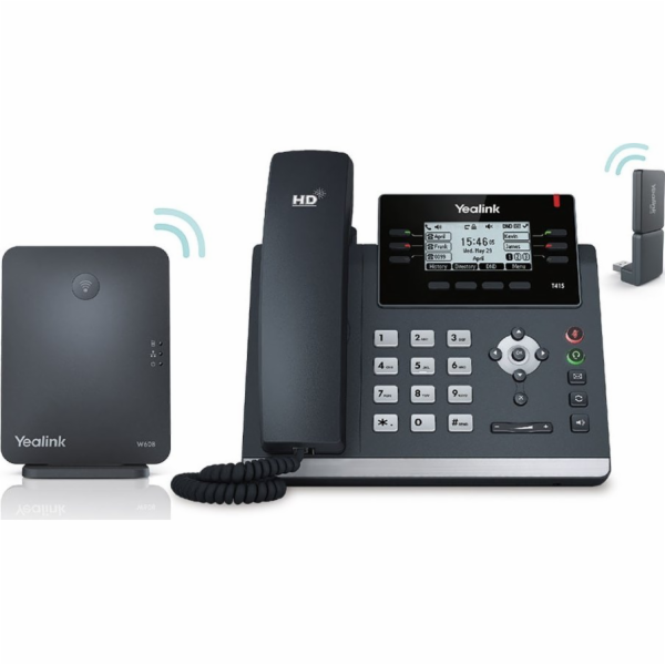 Telefon Yealink W41P - IP DECT telefon se základnou IP DE...