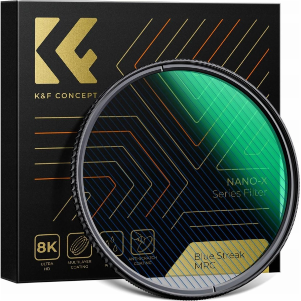 Kf Filter Blue Streak Anamorphic Filter K&f Nano-x Mrc 58...