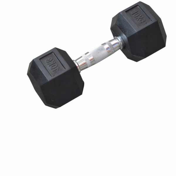 Činka Eb Fit Hex pogumovaná 1 x 10 kg