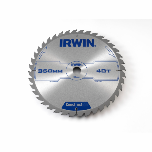 Irwin Kotoučová pila 350x30x3,5mm 40 zubů. - 1897215