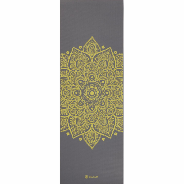 Gaiam Citron Sundial Yoga Mat (61333)