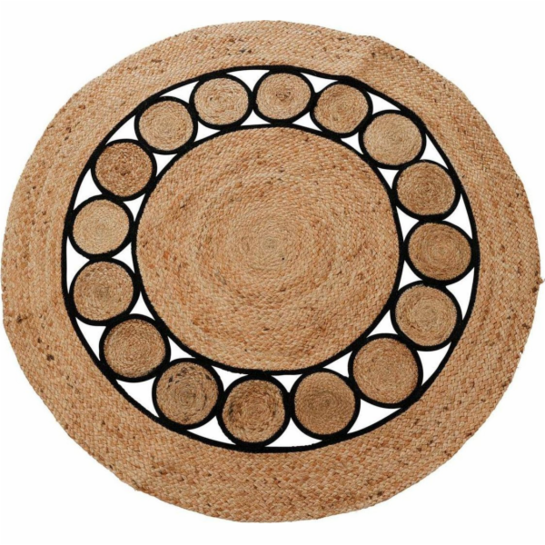 H&S Decoration Pletený JUTOVÝ koberec BOHO velký kulatý 1...