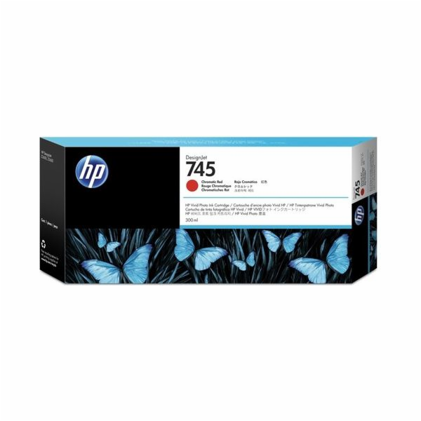 Inkoustová kazeta HP Ink/745 (chromatická červená)