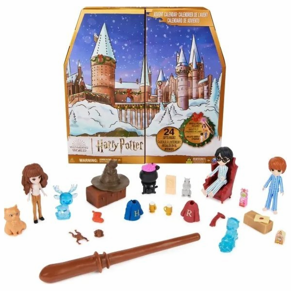 Adventní kalendář Harry Potter s kouzelnou hůlkou 2023