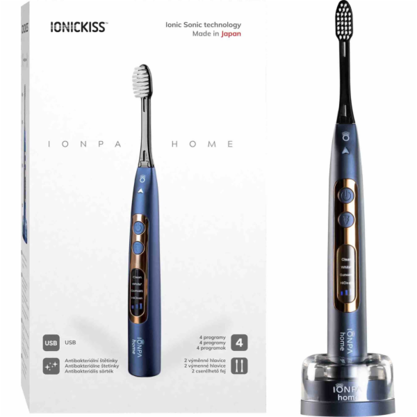 IONICKISS IONPA Home Premium zubní kartáček tmavě modrá