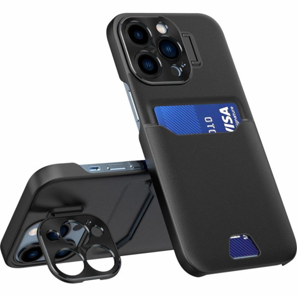 Kožené pouzdro Hurtel Stand Case pro iPhone 14 Pro Max, p...