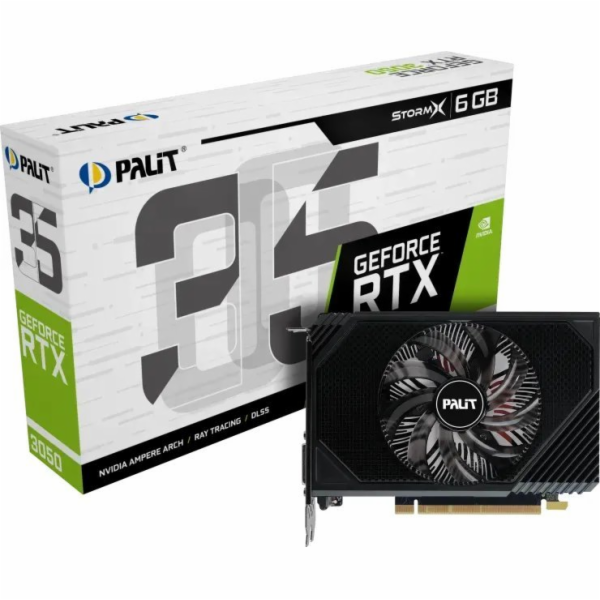 Grafická karta Palit GeForce RTX 3050 StormX 6GB GDDR6 (N...
