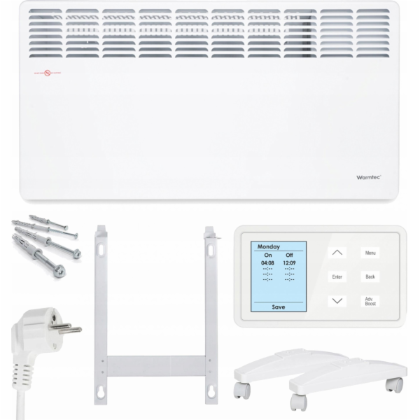 Warmtec radiátor EWE+1500W bílý konvektor Warmtec WiFi